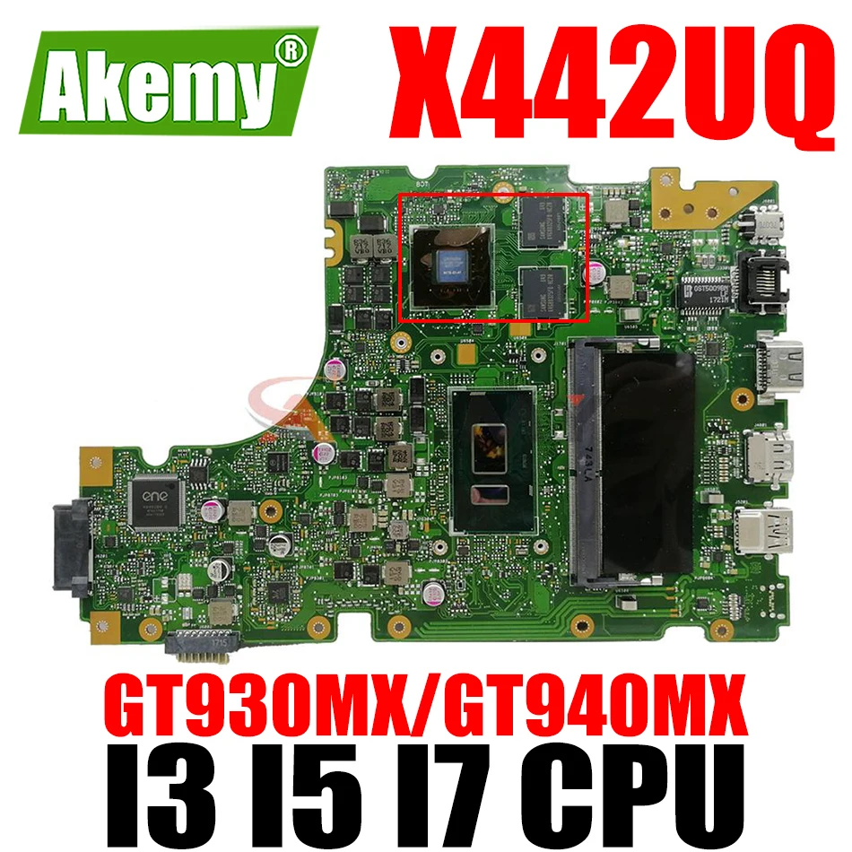 

Материнская плата для ноутбука X442UQ Материнская плата ASUS VivoBook X442UQR X442UF X442UNR X442URR R419U 4G/8G i3 i5 i7 GT930MX GT940MX