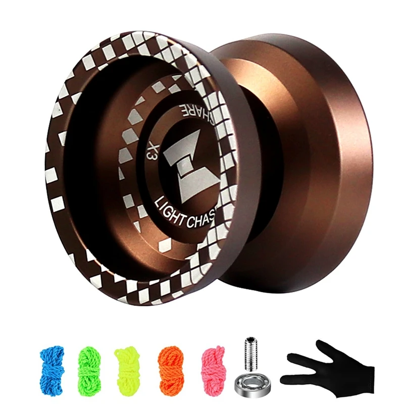 Йо-Йо LESHARE Magic Yoyo Pro X3 для продвинутых игроков йо-йо начинающих из алюминия детей