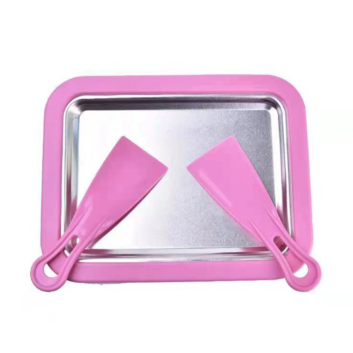 

Ice Cream Maker Plate Fried Yogurt Machine Pan Household Yogurt Fried Ice Tray 304 Stainless Steel Mini Fried Ice Tray Durable