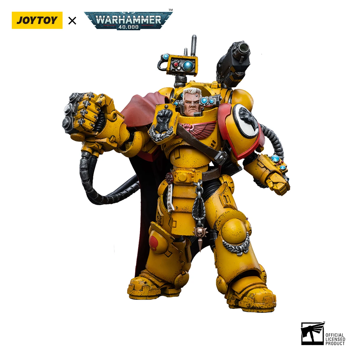 Экшн-фигурки JOYTOY Warhammer 40k 1/18 аниме Имперские Кулаки третий капитан Тор гарадон