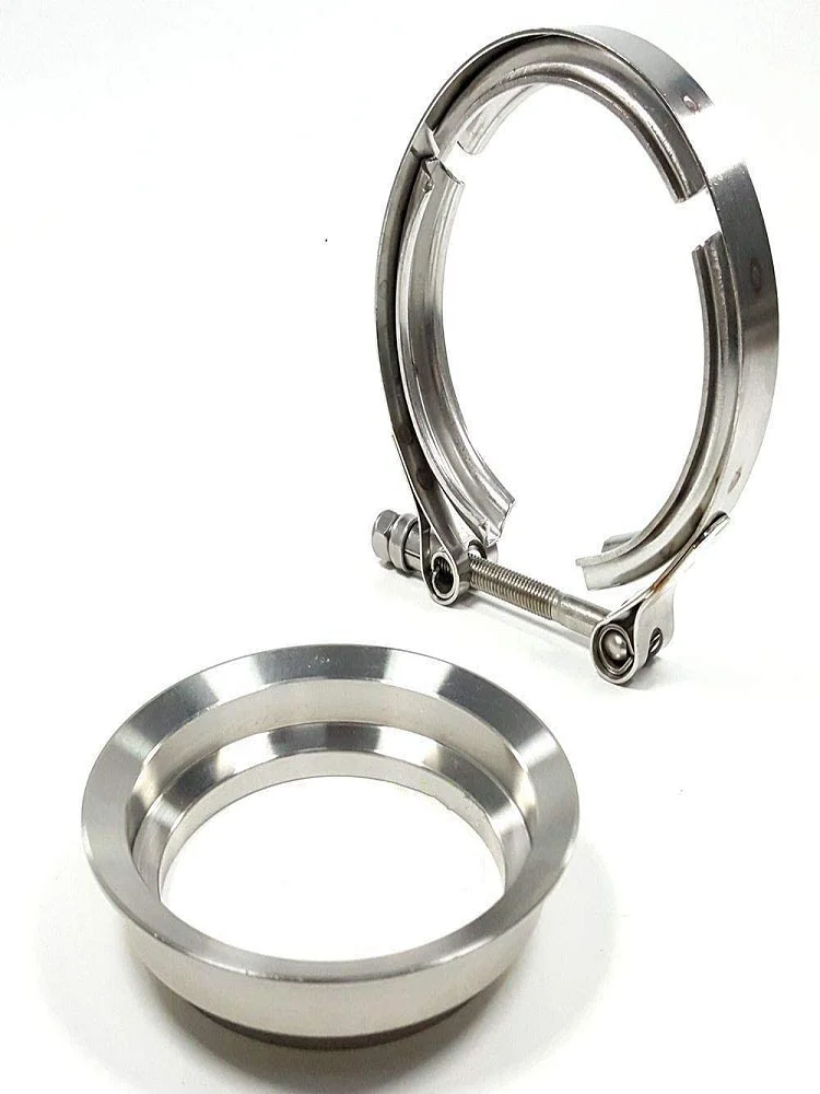 От 3 до 5 дюйма 304S Комплект фланцевых зажимов для выхлопных газов V-образный зажим 4