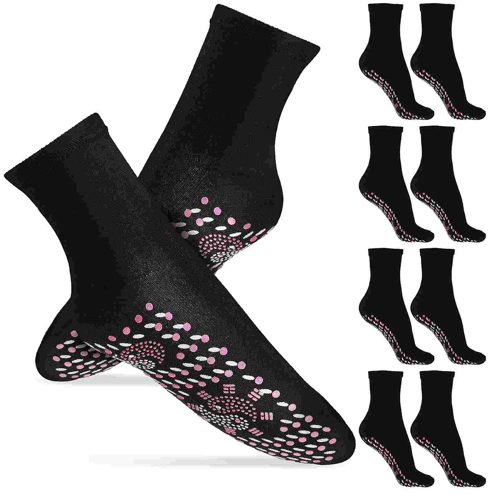 

5 Pair Comfortable Elastic Warm Anti-Freezing Breathable Heated Socks Winter Socks Heating Socks Men Socks
