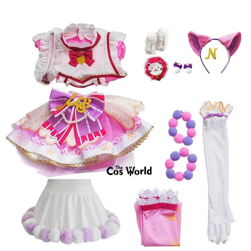 Аниме Костюм для косплея Kousaka минока Кодори Сонода Umi Ayase Эли