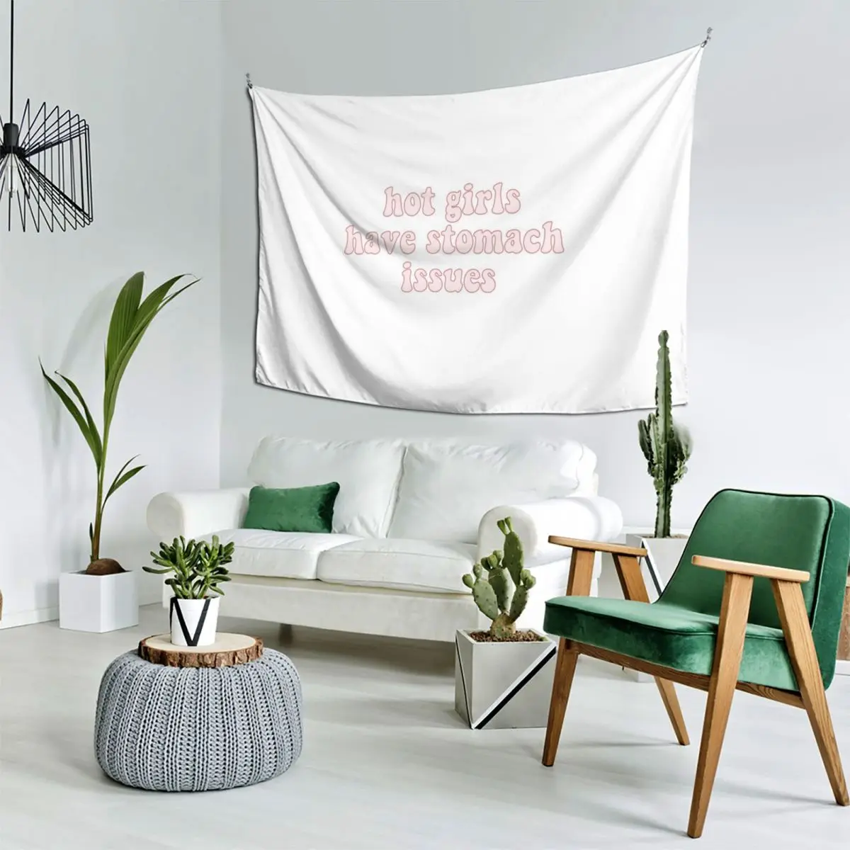 Настенный декоративный гобелен WaterVille Valley из трипирамидов домашний настенный