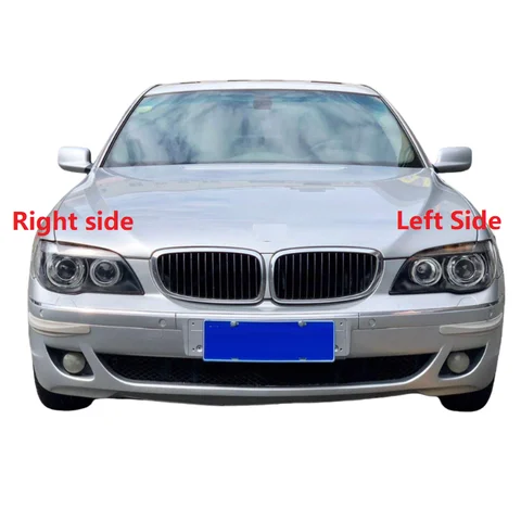Для BMW E65 E66 7 серии 2005 2006 2007 2008 крышка объектива фары корпус прозрачный абажур корпус фары плексиглас