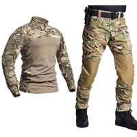 camo army jacket men uniform suits military long shirt multicam airsoft paintball tactical clothing combat shirt hunting clothes
