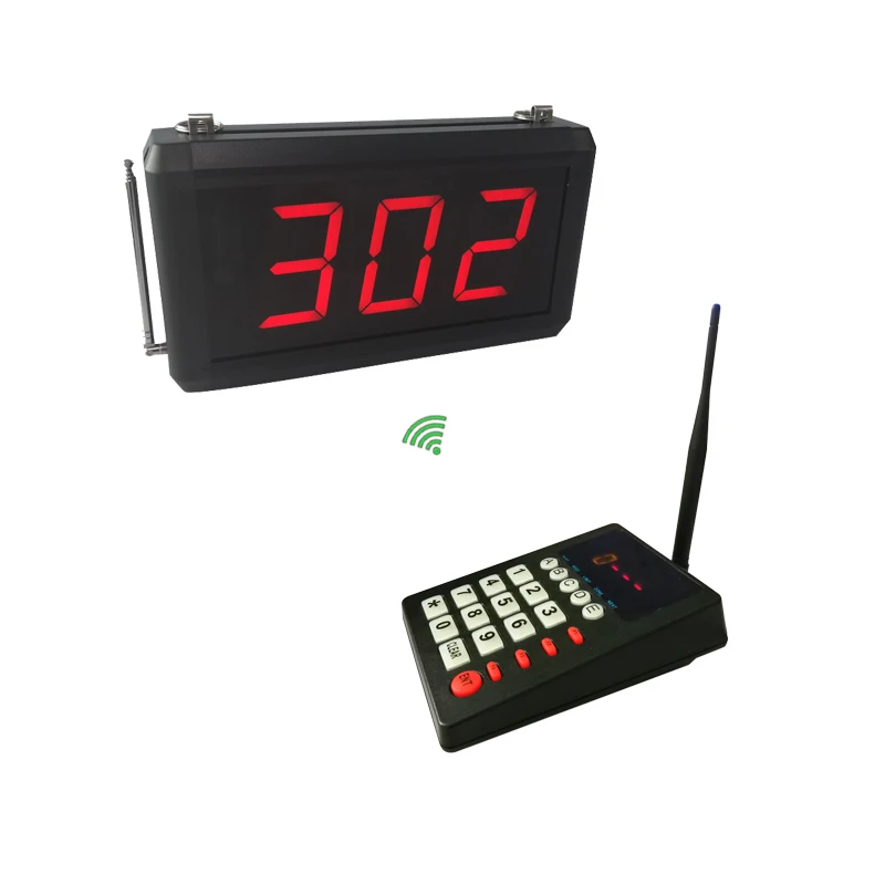 1 Screen 1 Keypad English Prompt Voice Number Call Simple Queue Management Display System