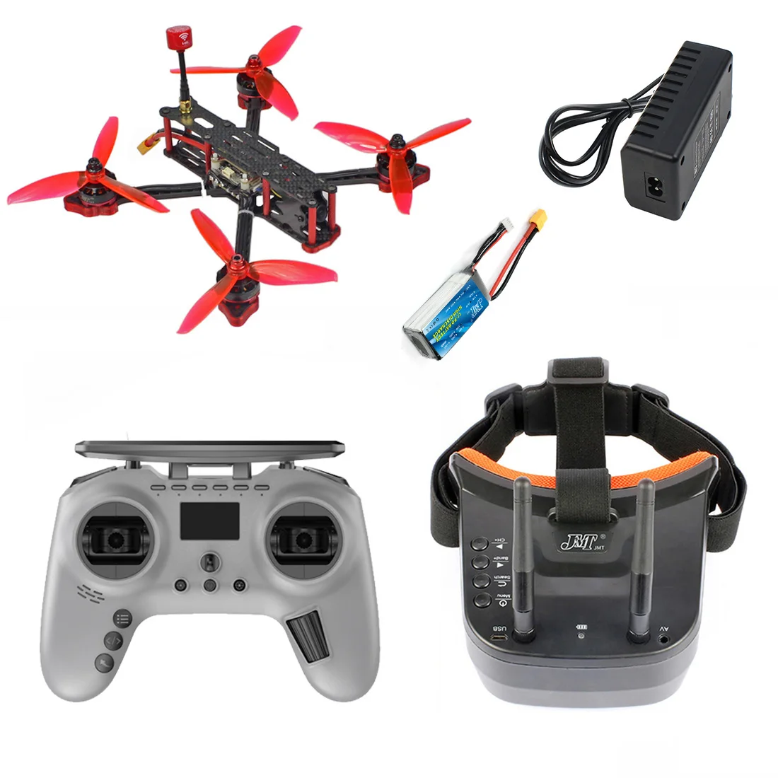 

Дрон JMT Three210 V2, дистанционное управление, FPV, камера 1200 ТВЛ