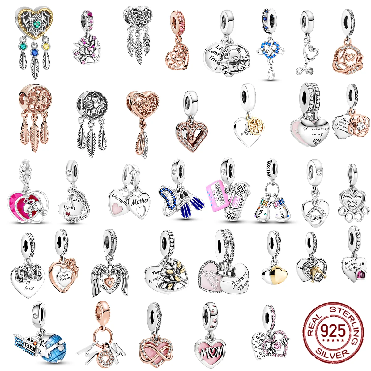 Женский браслет Ловец снов из серебра 2022 пробы