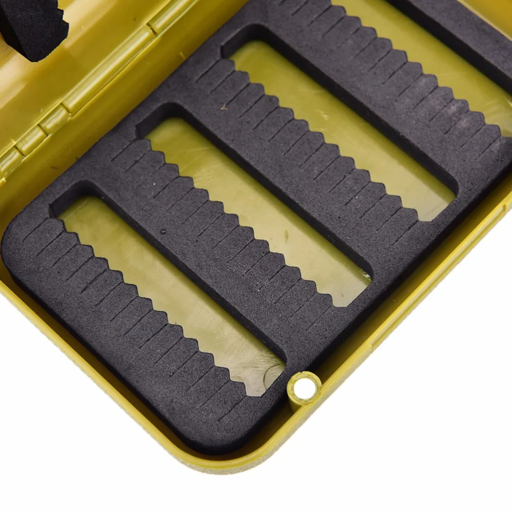 

Hot Sale Waterproof Fishing Tackle Boxes Double Sides Foam Fly Fishing Lure Bait Hook Tackle Storage Case1