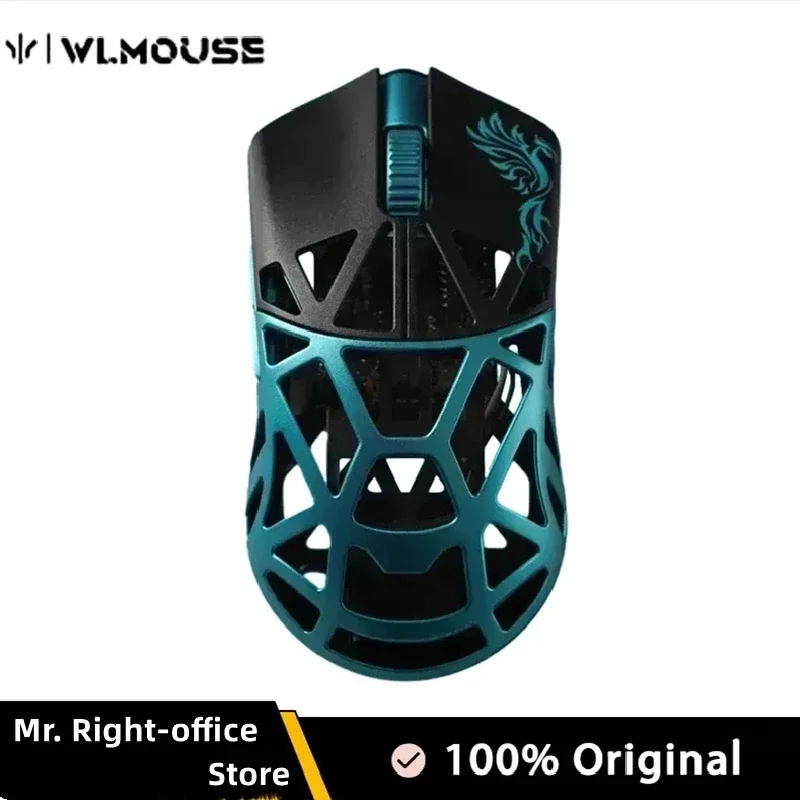 Wanling Wlmouse Beastx 2-режимная беспроводная мышь легкая магниевая RGB Paw3395 геймерские