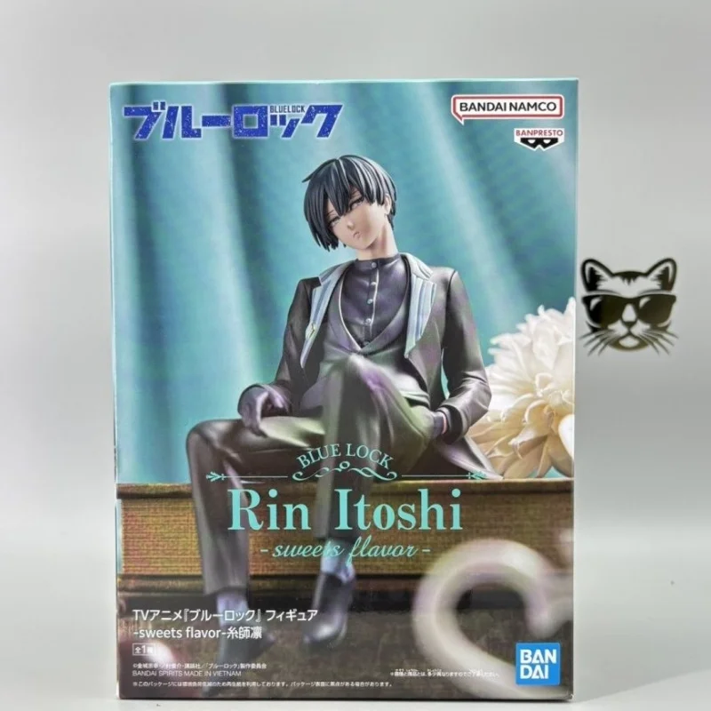 Фото Подлинная модель BANPRESTO Blue Lock 13 см Rin Itoshi Sweets Flavor Фигурка Аниме Фигурка Коллекции Игрушки Подарки №2
