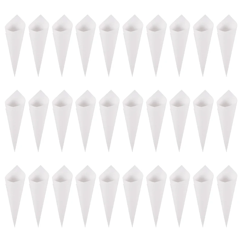 

For Wedding Storage Tray DIY Vintage Confetti Cone Stand Birthday 30 Holes Party Favor Solid Color Box Petals Brown Paper