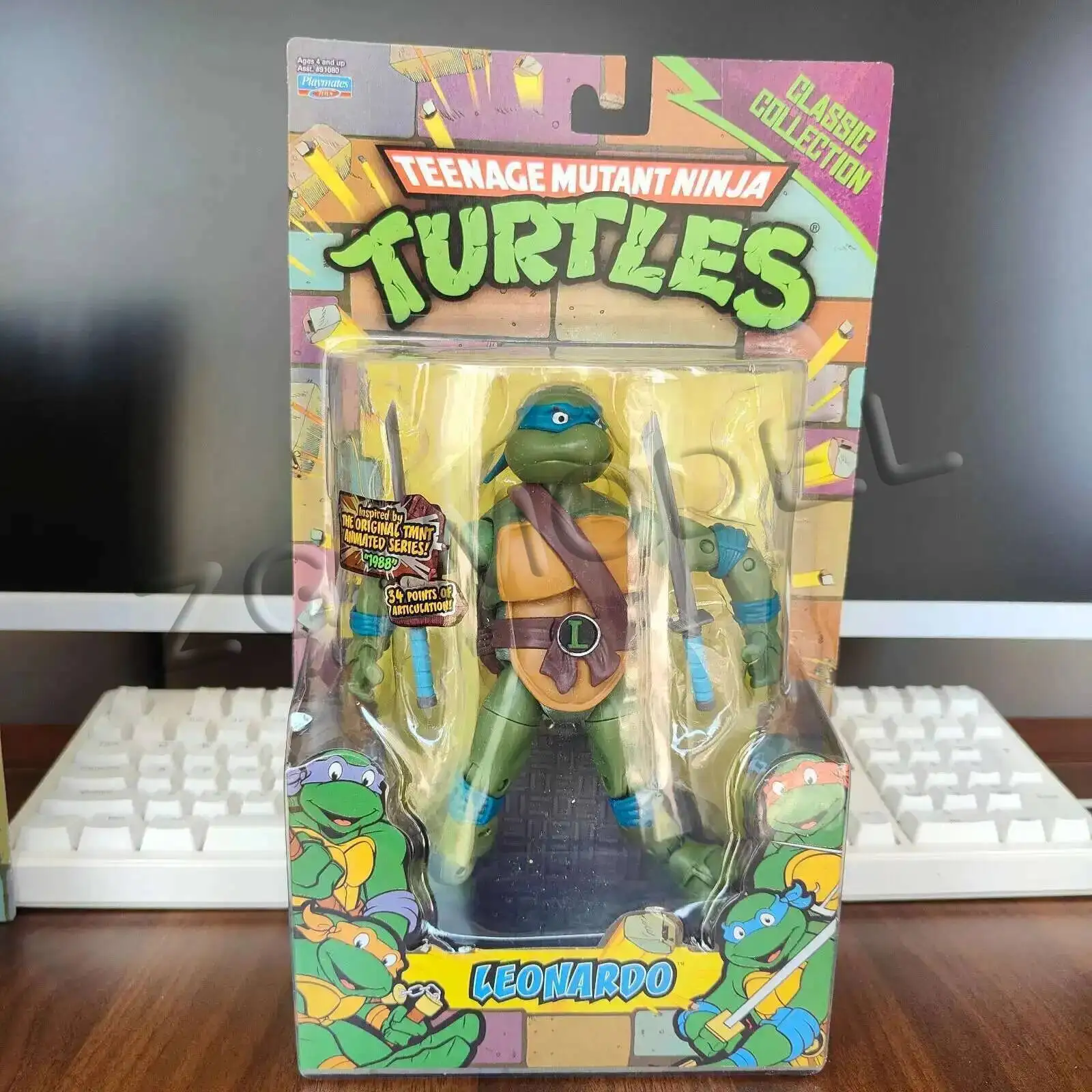 Фото Фигурки-экшн-персонажи Teenage Mutant Ninja Turtles (Лео, Раф, Дон, Майк) с подвижными суставами, коллекционные украшения, модели, игрушки, подарки №4