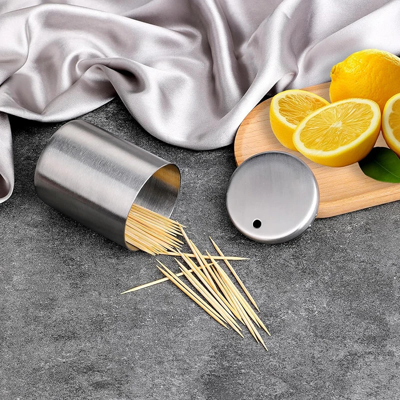 Держатель Для Зубочисток Из Нержавеющей Стали Креативный Домашний Контейнер