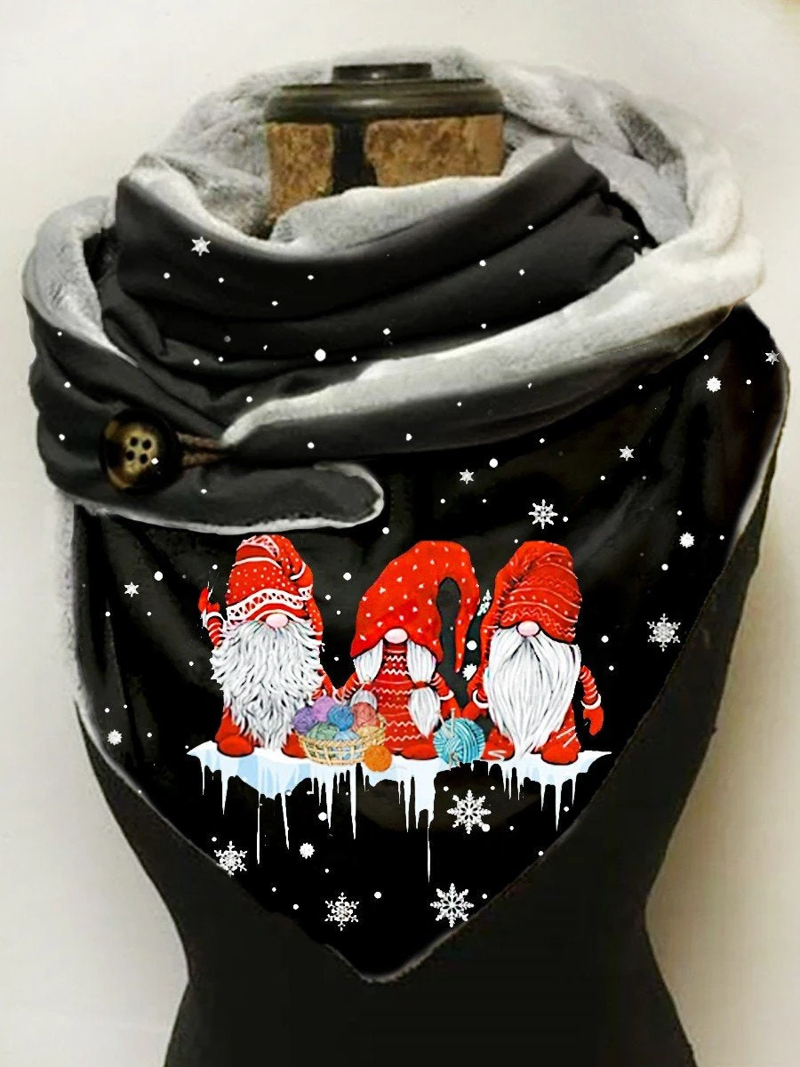 

Christmas Santa Casual Scarf And Shawl for Women