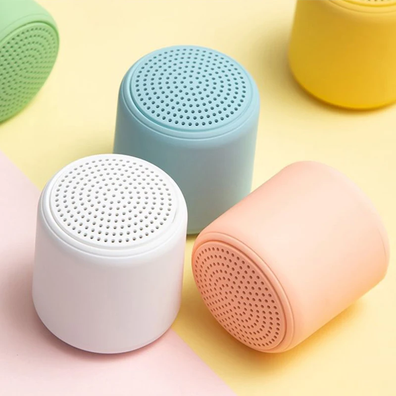 

Bluetooth Speaker Matte Macaron Sound Box with Mic Handfree Soundbar Mini Portable Speakers Waterproof Cute Caixa De Som