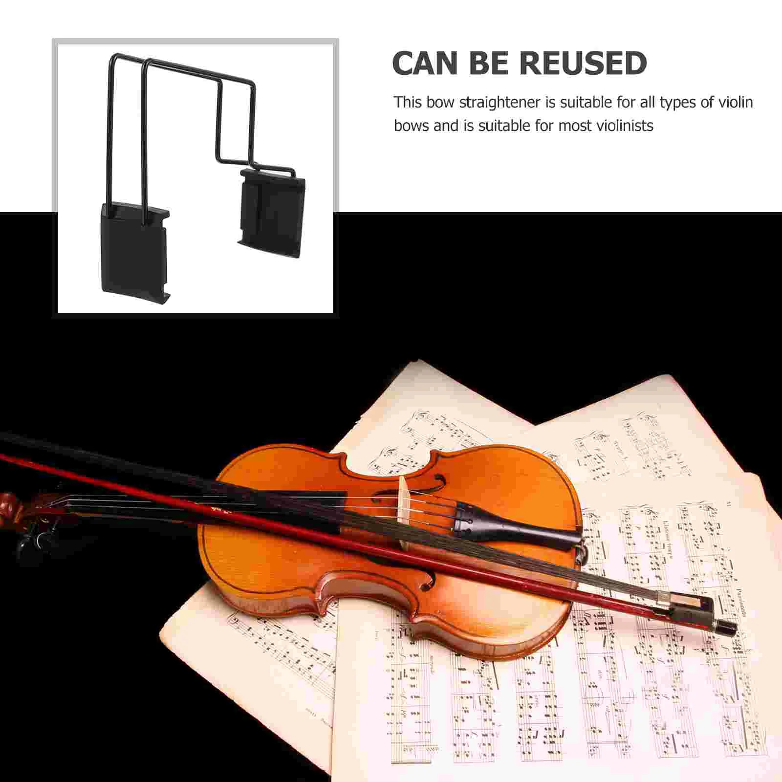 Beginner Portable Violin Bow Collimator Violin Straighten Collimator Violin Accessory Violin Bow Straighten Collimator enlarge