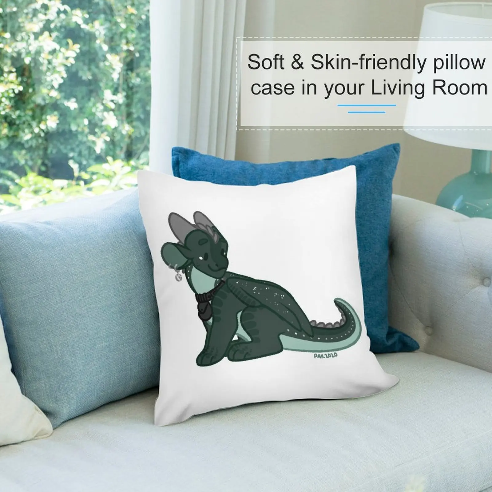 Подушка Moonwatcher - WOF Wings of Fire роскошная диванная подушка наволочка Рождественская