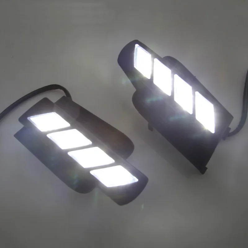 Автомобильные дневные фонари для Toyota Prado 120 FJ120 LC200 2003-2009 противотуманные фары с