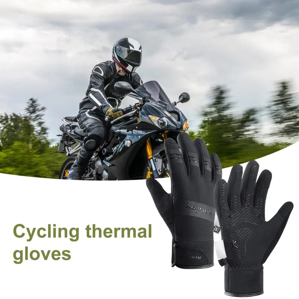 

1 Pair Unisex Gloves Fashion Warm Full Finger for Cold Weather Driving Gloves Sports Gloves