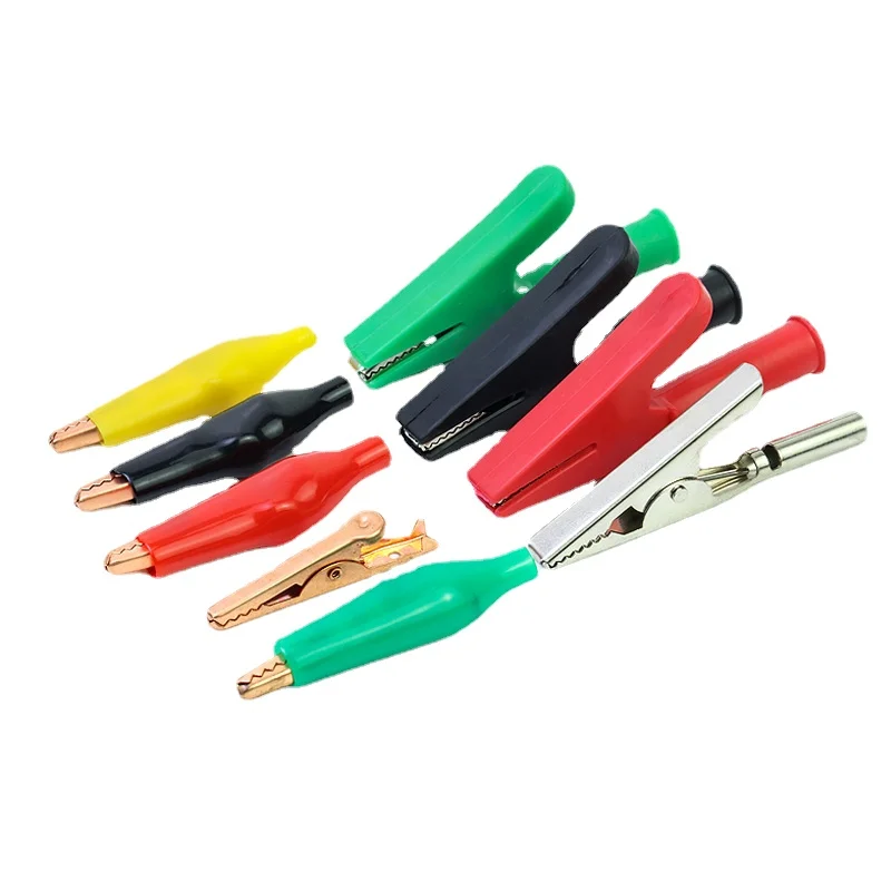 

Pure Copper Wire Clip Circuit Test Connector DIY Wire Clip Circuit Board Support High Current