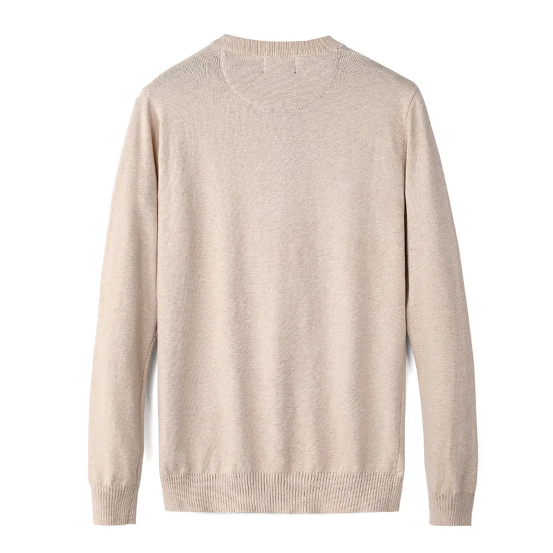 High Quality Men RL Horse Spring Autumn O-neck Cotton Sweater Jersey Jumper Hombre Homme Hiver Pullover Knitted Sweaters