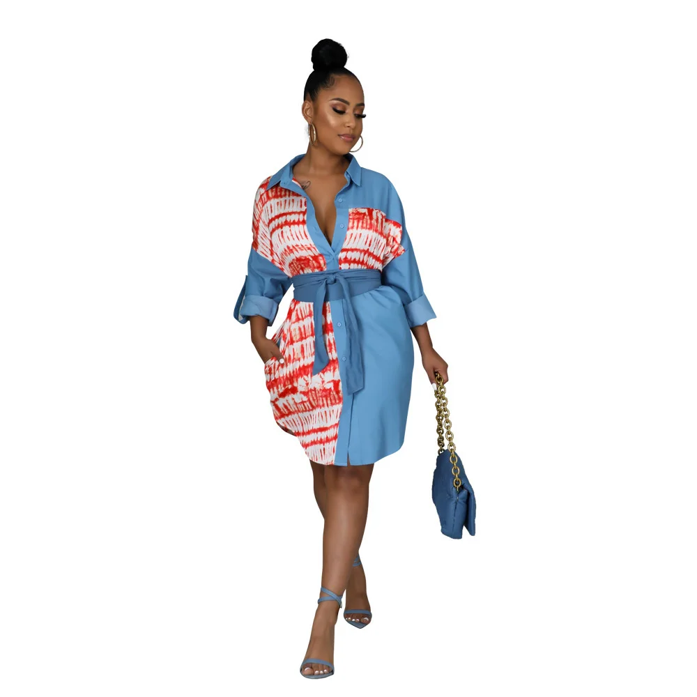 

Cutubly Women's T-shirt Oversized Full Sleeve Denim Crop Top Loose Blue Woman Clothes Y2k New Spring 2022 Fashion Casual Long