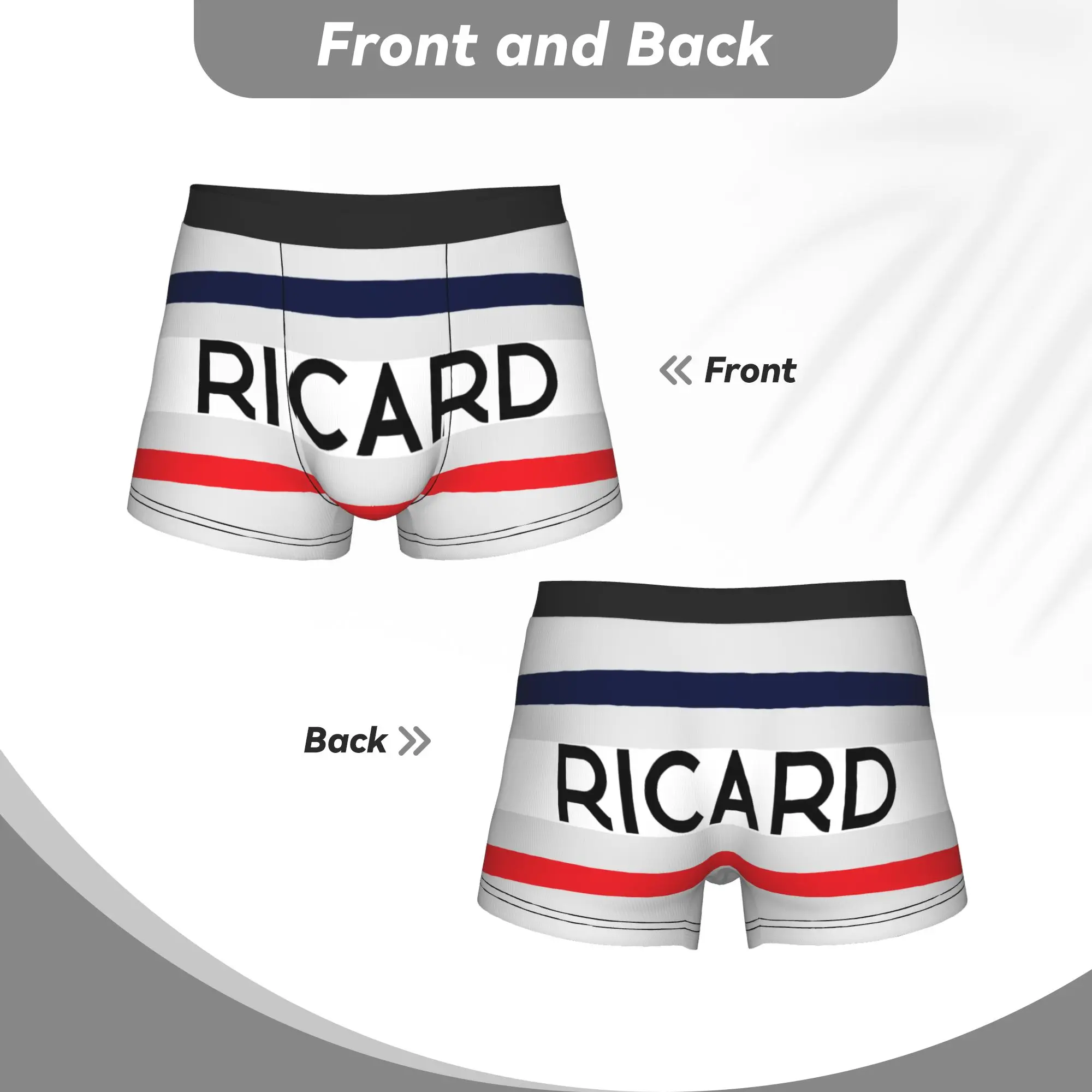 Фото Мужские трусы-боксеры Custom R-ricards Drink, стильное нижнее белье. №5