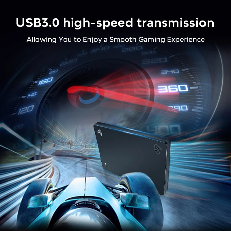 Портативный внешний жесткий диск Seagate для Sony Playstation 4 2 5 дюйма PS4 PlayStation официальное