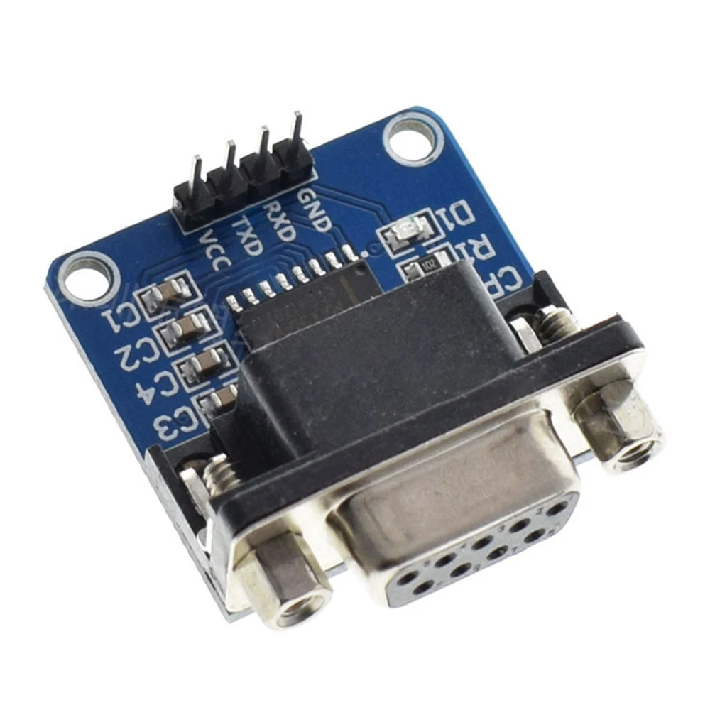 

MAX3232 RS232 to TTL Serial Port Converter Module DB9 Connector MAX232 For Arduino