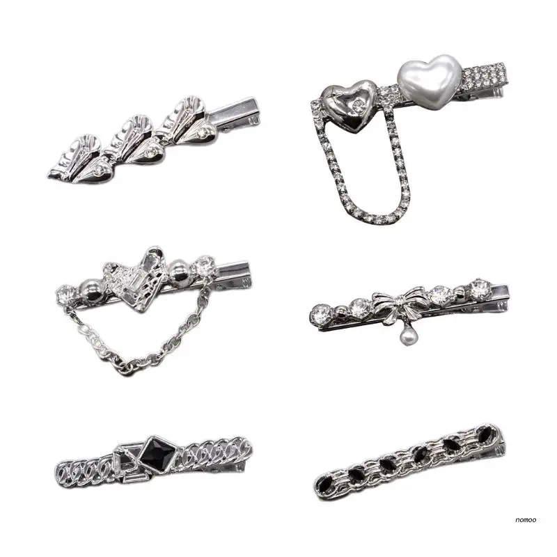 

Girls Hair Clip Gothic Multi Type Hairpin Duckbill Hair Clip for New Year Wear