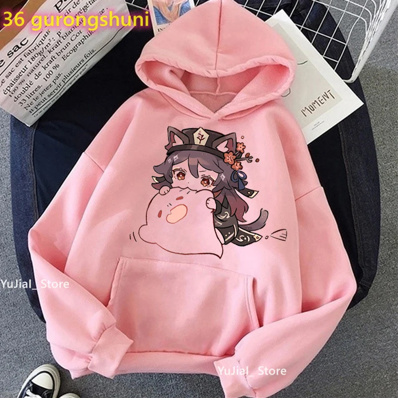 

Толстовка Genshin Impact с капюшоном и мультяшным принтом для девочек, забавная Толстовка в стиле аниме Keqing, Женская милая одежда в стиле Харадзюку, пальто с длинными рукавами