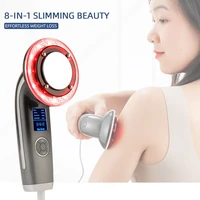 8 in 1 ultrasound cavitation ems fat burner body slimming massager weight loss rf infrared therapy facial lifting beauty machine