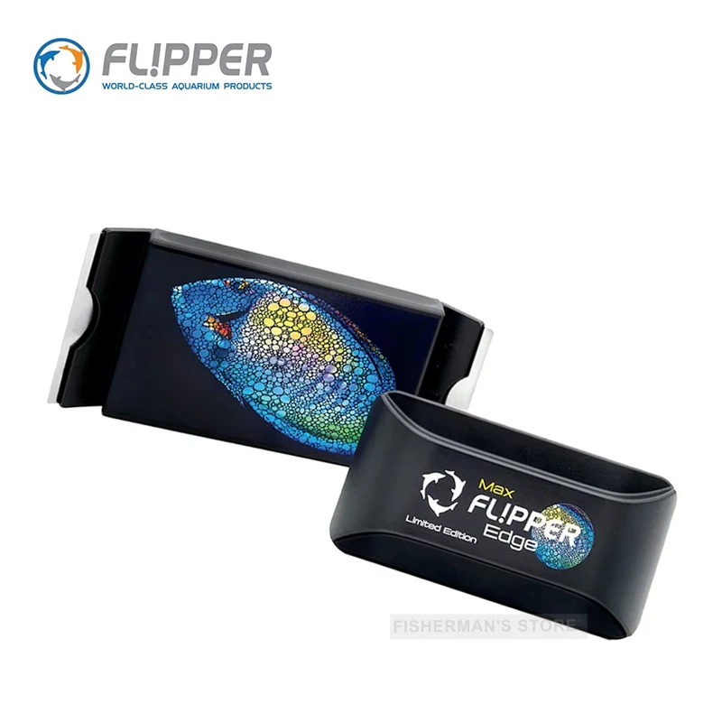 Flipper Edge Limited Edition Max Tang Puffer Glass Акриловый аквариум 2 в 1 плавающий магнитный