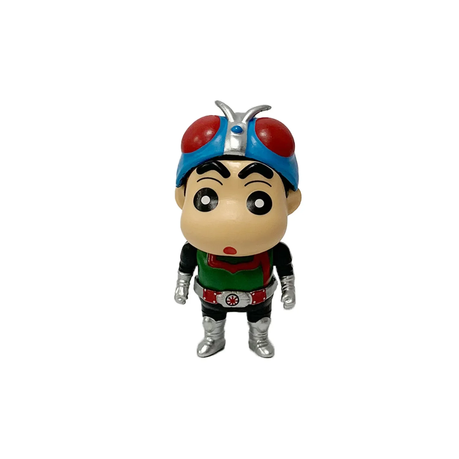 Экшн-фигурки Супермена Crayon Shin-chan Cos Kamen Rider 12 см ПВХ модель игрушки милые