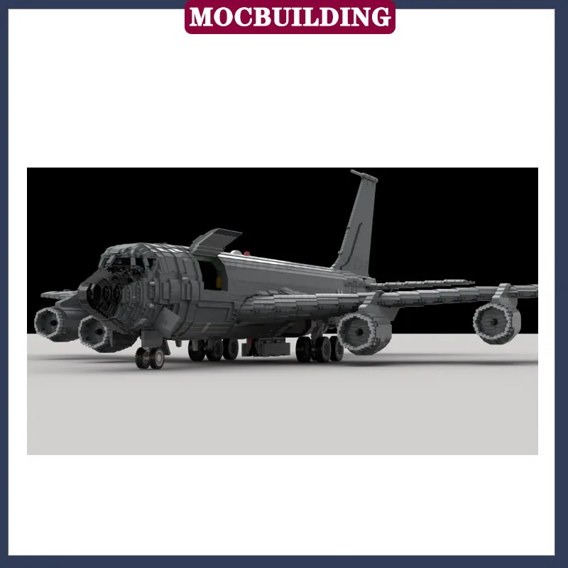 MOC городской транспортный самолет KC-135R Stratotanker модель строительный блок сборка