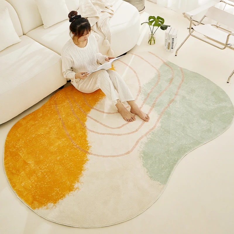 

Пушистый ковёр для спальни