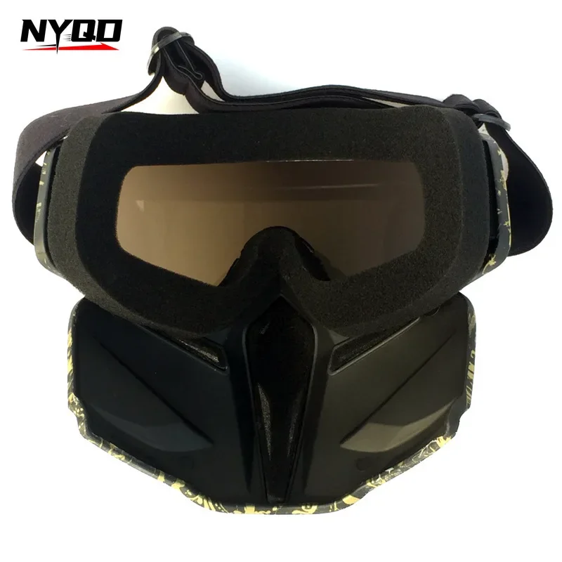 OADELY Ретро маска Лыжные очки Лобовые стекла Внедорожные для гонок на мотоциклах