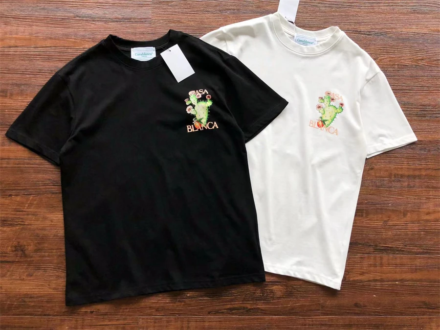 

New Cactus Casablanca T-Shirt Men Women 1:1 Tee Top T Shirt