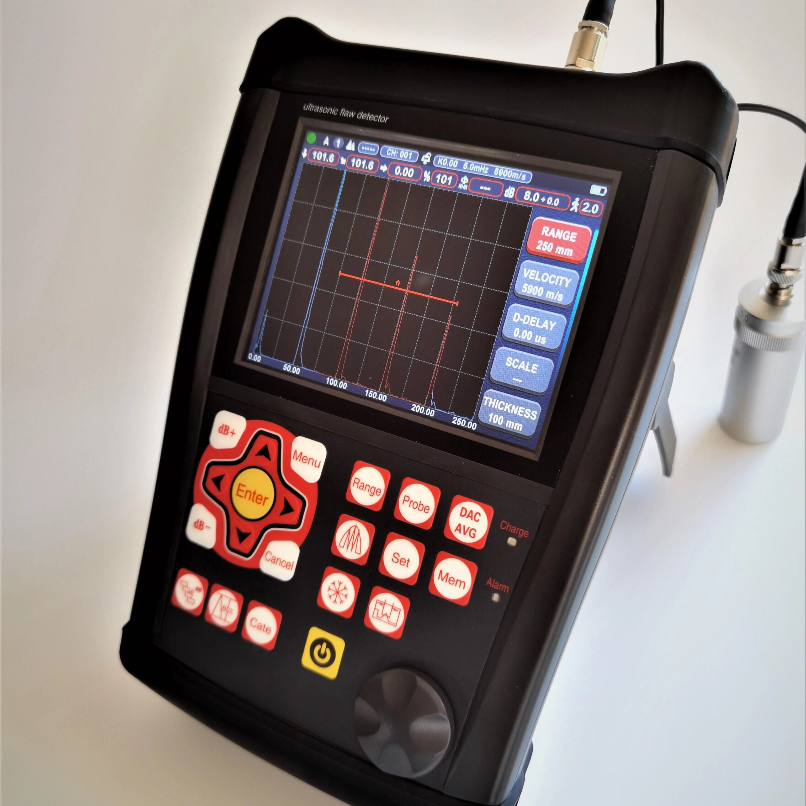 

FD620 Zero-point Automatic calibration Ultrasonic Flaw Detector