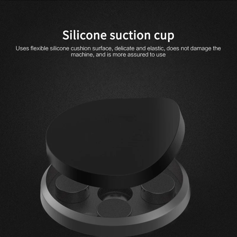 

Phone Holder Multipurpose Aluminum Alloy Magnetic Bracket Durable Universal Car Interior Accessories 360 Degree Rotation