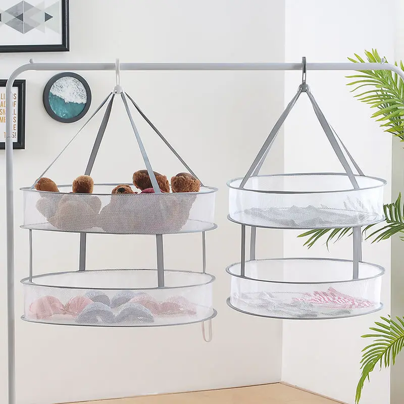 

Сушилка для одежды, корзина для одежды, сушилка для одежды, плоская сетчатая карманная Бытовая сушилка для носков, свитеров, одежды, сушилка