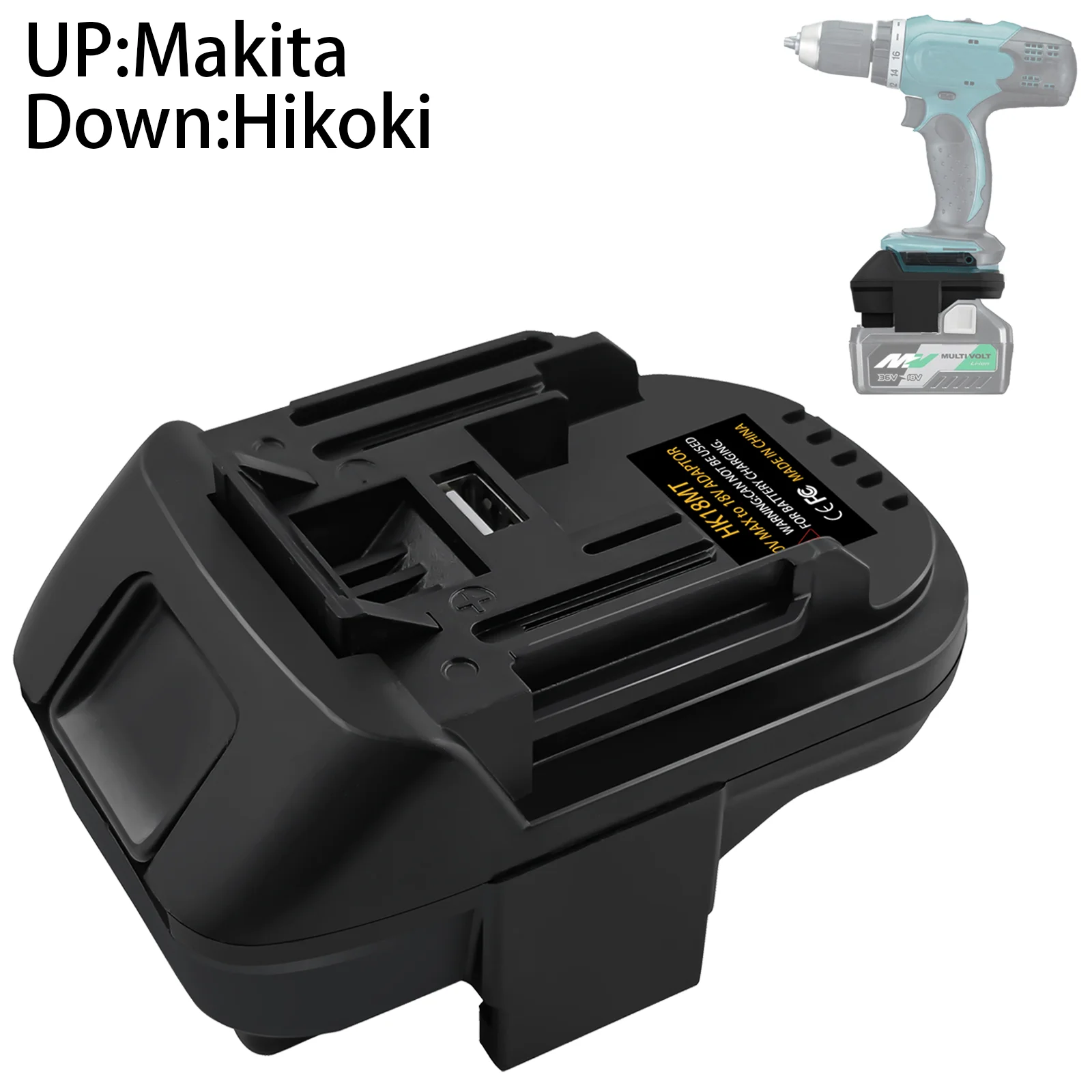 

Адаптер для аккумулятора Hitachi 18 В/36 В для инструмента Makita 18 В lxt BL1840 BL1850 BL1860B