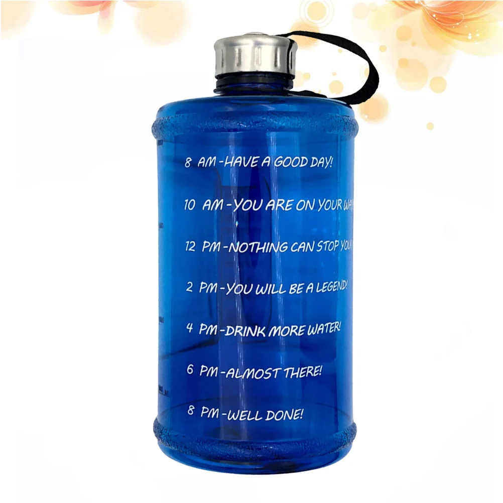 Купи 2.2L Gym Water Bottle Sports Water Bottles Reusable Water Bottle Hydoflask Space Cup Gallon Water Bottle Bottle water за 983 рублей в магазине AliExpress