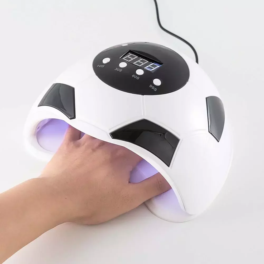 

NEW2023 Nail Dryers F3 Nail Dryer Football Shape 86W 36 Lighting Beads LED Double Light Manicure Drying Lamp Nail Equipment