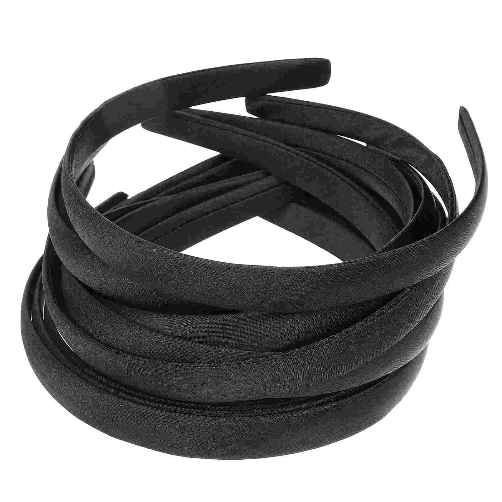 

12 Pcs No Hair Damage Miss Plain Headbands Crafts Fabric Hoop Making Accessories