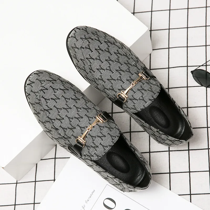 Мужские классические мокасины без застежки черные дизайнерские туфли на плоской