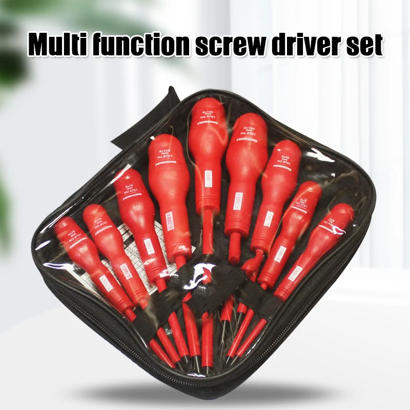 

6/7/8/9Pcs Electrician Insulated Screwdriver Set Hand Tool Multifunctional Electrician Insulated Hand Tool Multifunctional pjop