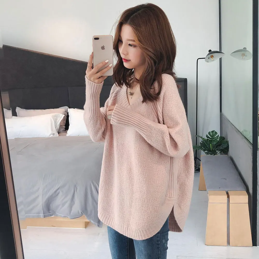 

2022 New Sweater Maternity Knitwear Loose Fashion White